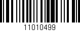 Código de barras (EAN, GTIN, SKU, ISBN): '11010499'