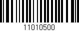 Código de barras (EAN, GTIN, SKU, ISBN): '11010500'