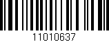 Código de barras (EAN, GTIN, SKU, ISBN): '11010637'