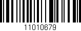 Código de barras (EAN, GTIN, SKU, ISBN): '11010679'