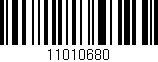 Código de barras (EAN, GTIN, SKU, ISBN): '11010680'