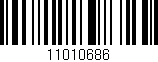 Código de barras (EAN, GTIN, SKU, ISBN): '11010686'