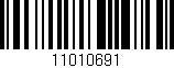 Código de barras (EAN, GTIN, SKU, ISBN): '11010691'
