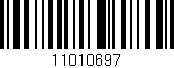 Código de barras (EAN, GTIN, SKU, ISBN): '11010697'