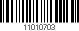 Código de barras (EAN, GTIN, SKU, ISBN): '11010703'