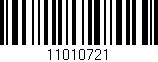 Código de barras (EAN, GTIN, SKU, ISBN): '11010721'