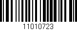 Código de barras (EAN, GTIN, SKU, ISBN): '11010723'