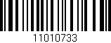 Código de barras (EAN, GTIN, SKU, ISBN): '11010733'
