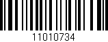 Código de barras (EAN, GTIN, SKU, ISBN): '11010734'