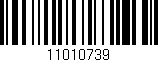 Código de barras (EAN, GTIN, SKU, ISBN): '11010739'