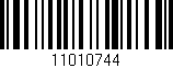 Código de barras (EAN, GTIN, SKU, ISBN): '11010744'