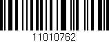 Código de barras (EAN, GTIN, SKU, ISBN): '11010762'