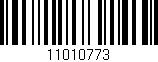 Código de barras (EAN, GTIN, SKU, ISBN): '11010773'