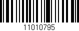 Código de barras (EAN, GTIN, SKU, ISBN): '11010795'