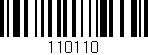 Código de barras (EAN, GTIN, SKU, ISBN): '110110'