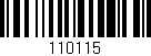 Código de barras (EAN, GTIN, SKU, ISBN): '110115'