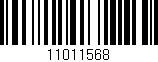Código de barras (EAN, GTIN, SKU, ISBN): '11011568'