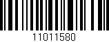 Código de barras (EAN, GTIN, SKU, ISBN): '11011580'