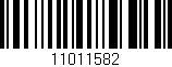 Código de barras (EAN, GTIN, SKU, ISBN): '11011582'