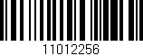Código de barras (EAN, GTIN, SKU, ISBN): '11012256'
