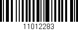 Código de barras (EAN, GTIN, SKU, ISBN): '11012283'