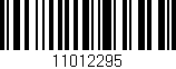 Código de barras (EAN, GTIN, SKU, ISBN): '11012295'