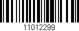 Código de barras (EAN, GTIN, SKU, ISBN): '11012299'