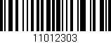 Código de barras (EAN, GTIN, SKU, ISBN): '11012303'
