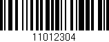 Código de barras (EAN, GTIN, SKU, ISBN): '11012304'