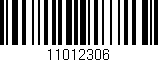 Código de barras (EAN, GTIN, SKU, ISBN): '11012306'