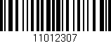 Código de barras (EAN, GTIN, SKU, ISBN): '11012307'