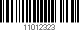 Código de barras (EAN, GTIN, SKU, ISBN): '11012323'