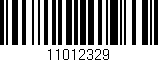 Código de barras (EAN, GTIN, SKU, ISBN): '11012329'