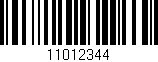 Código de barras (EAN, GTIN, SKU, ISBN): '11012344'