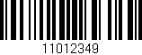 Código de barras (EAN, GTIN, SKU, ISBN): '11012349'