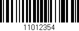 Código de barras (EAN, GTIN, SKU, ISBN): '11012354'