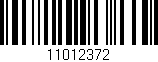Código de barras (EAN, GTIN, SKU, ISBN): '11012372'