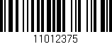 Código de barras (EAN, GTIN, SKU, ISBN): '11012375'
