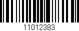 Código de barras (EAN, GTIN, SKU, ISBN): '11012383'