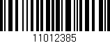 Código de barras (EAN, GTIN, SKU, ISBN): '11012385'