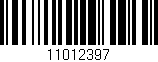Código de barras (EAN, GTIN, SKU, ISBN): '11012397'