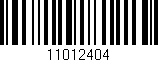 Código de barras (EAN, GTIN, SKU, ISBN): '11012404'