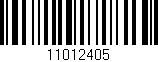 Código de barras (EAN, GTIN, SKU, ISBN): '11012405'