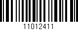 Código de barras (EAN, GTIN, SKU, ISBN): '11012411'