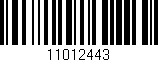 Código de barras (EAN, GTIN, SKU, ISBN): '11012443'