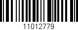Código de barras (EAN, GTIN, SKU, ISBN): '11012779'