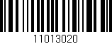 Código de barras (EAN, GTIN, SKU, ISBN): '11013020'