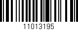 Código de barras (EAN, GTIN, SKU, ISBN): '11013195'