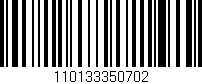 Código de barras (EAN, GTIN, SKU, ISBN): '110133350702'