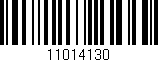 Código de barras (EAN, GTIN, SKU, ISBN): '11014130'